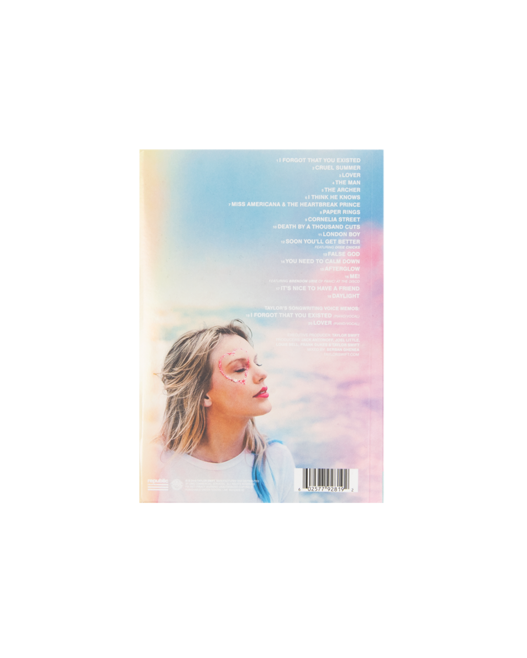 Lover CD Deluxe Version 4 back