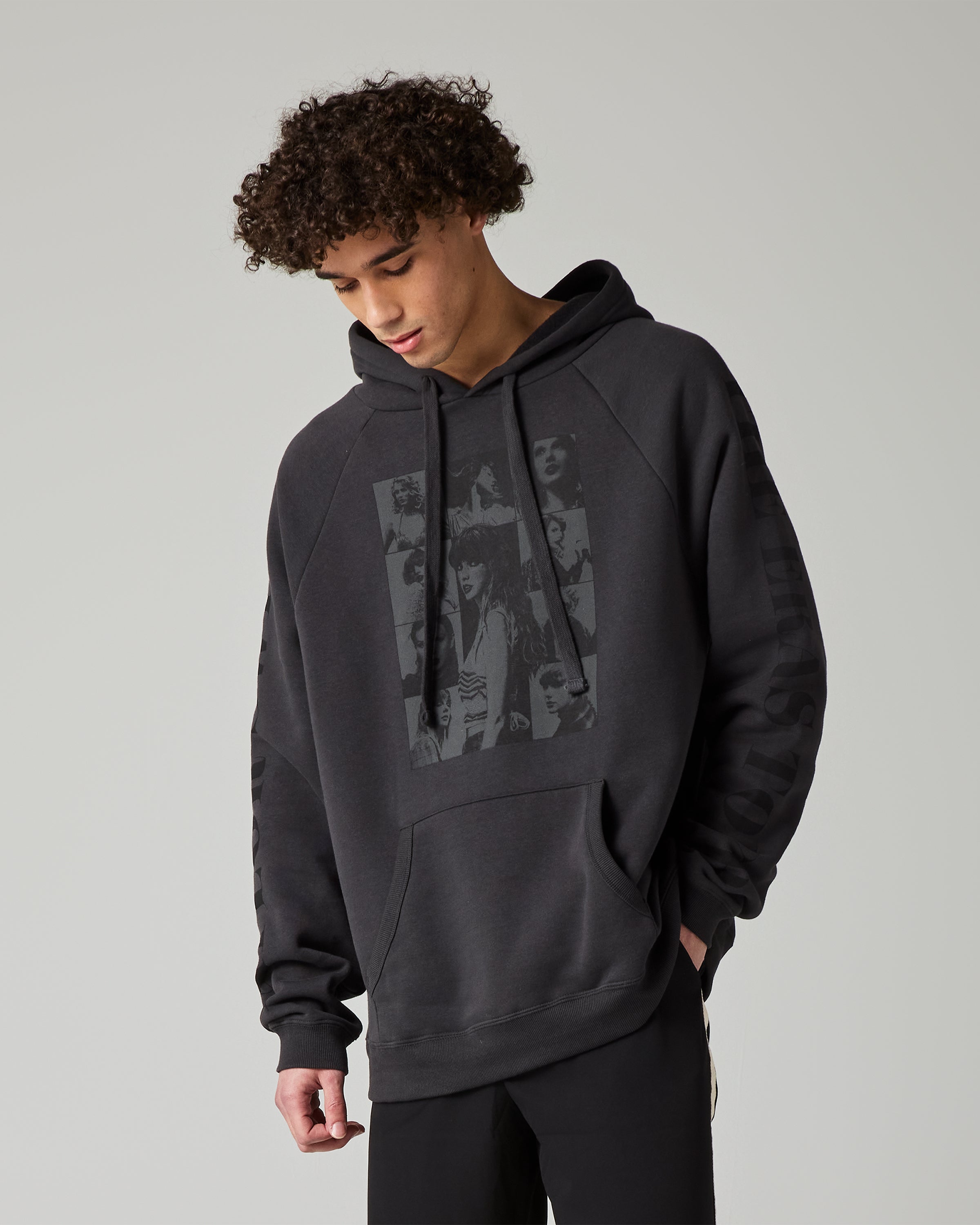 Taylor Swift | The Eras Tour Through Vancouver I Black Hoodie L model