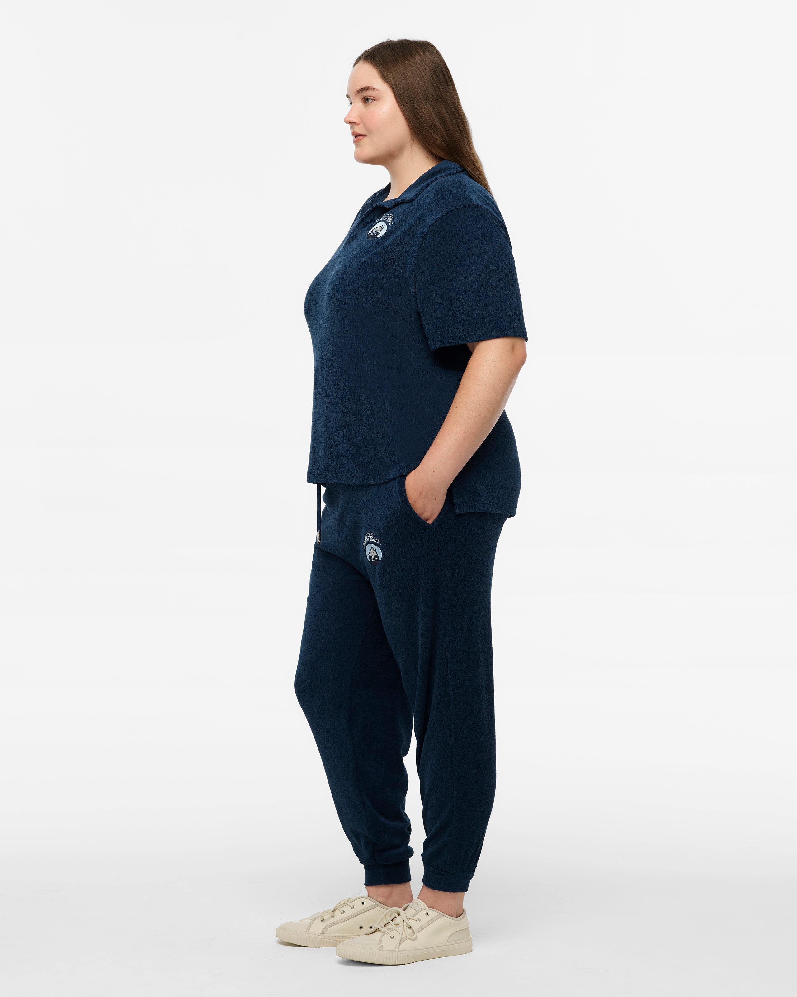 Last Great American Dynasty Terry Cloth Jogger 2XL model side